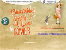 Tablet Screenshot of alacenademonica.com
